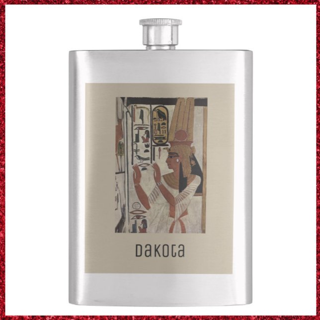 Alte ägyptische Göttin Flachmann (Von Creator hochgeladen)