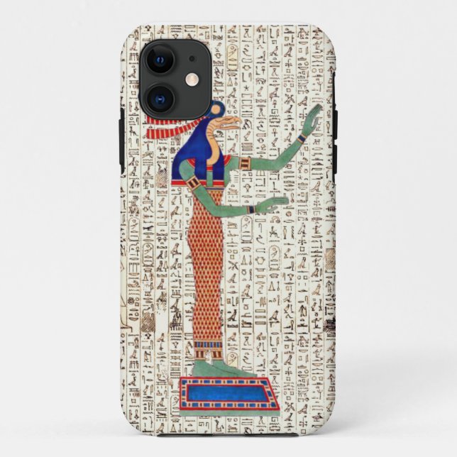 Alte ägyptische Göttin Hieroglyphics Design Case-Mate iPhone Hülle (Rückseite)