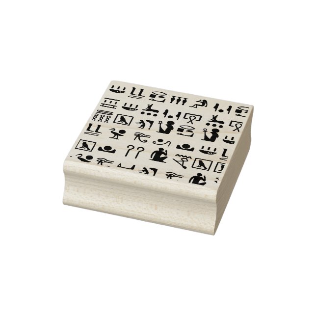 Alte ägyptische Hieroglyphen Kunst Gummistempel (Stempel)