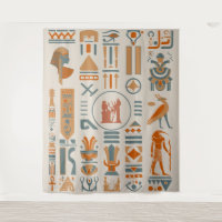Alte ägyptische Hieroglyphen Tapestes