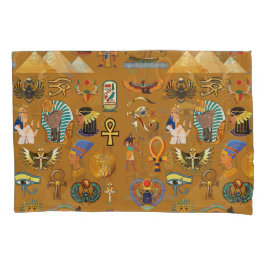 Alte ägyptische Hieroglyphie-Muster Hieroglyphi Kissenbezug