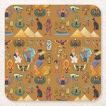 Alte ägyptische Hieroglyphie-Muster Hieroglyphi
