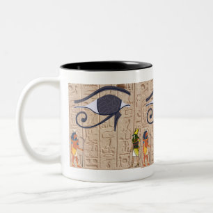 alte ägyptische Kunst Zweifarbige Tasse