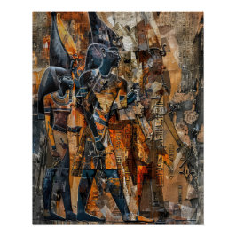 Alte Ägyptische Pharao-Armee Poster