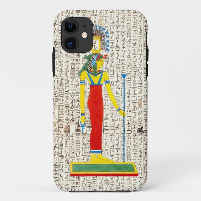 Alte ägyptische Pharao-Hieroglyphics-Design Case-Mate iPhone Hülle (Rückseite)