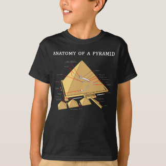 Alte ägyptische Pyramide-Anatomie-Archäologie T-Shirt