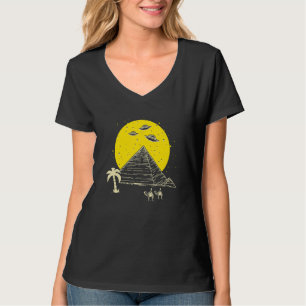 Alte ägyptische Pyramide UFO-Verschwörung der Astr T-Shirt