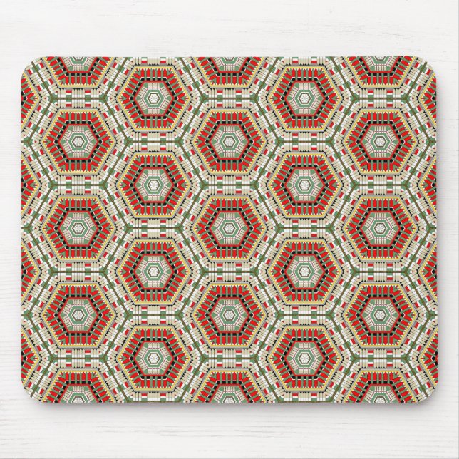 Alte ägyptische Terrazzo 01 Mousepad (Vorne)