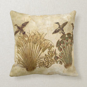 Alte ägyptische Wall Art Throw Kissen