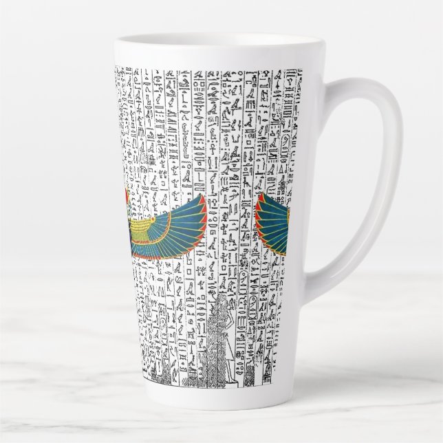 Alte ägyptische Winged Scarab Mouse Pad Kaffee Mu Milchtasse (Rechts)