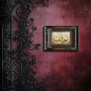 Alte Anatomie-Gehirndiagramm Fotodruck