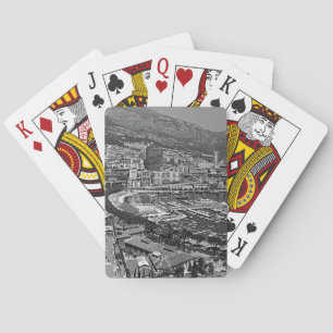 Alte Ansicht Monaco Monte-Carlo Gesamtansicht Puzz Spielkarten