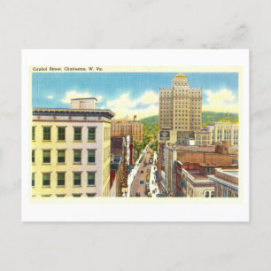 Alte Ansicht von Charleston, West Virginia, Postkarte