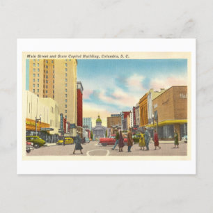 Alte Ansicht von Columbia, South Carolina, Postkarte