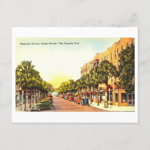 Alte Ansicht von Eustis, Florida, Postkarte