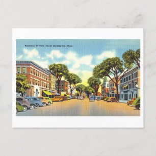 Alte Ansicht von Great Barrington, Massachusetts, Postkarte