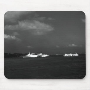 Alte Ansicht von Hochhäusern in der Bucht von Hong Mousepad
