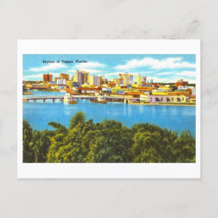 Alte Ansicht von Tampa, Florida, Postkarte