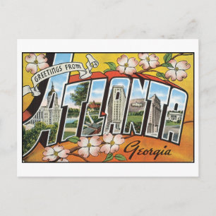 Alte Ansichtskarte von Atlanta Postkarte