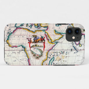 Alte antike Karte Afrikas von 1687 Case-Mate iPhone Hülle