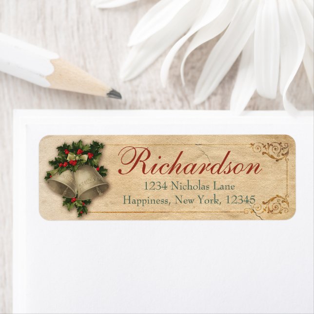 Alte antike Viktorianische Weihnachtsglocken Tradi (Insitu)