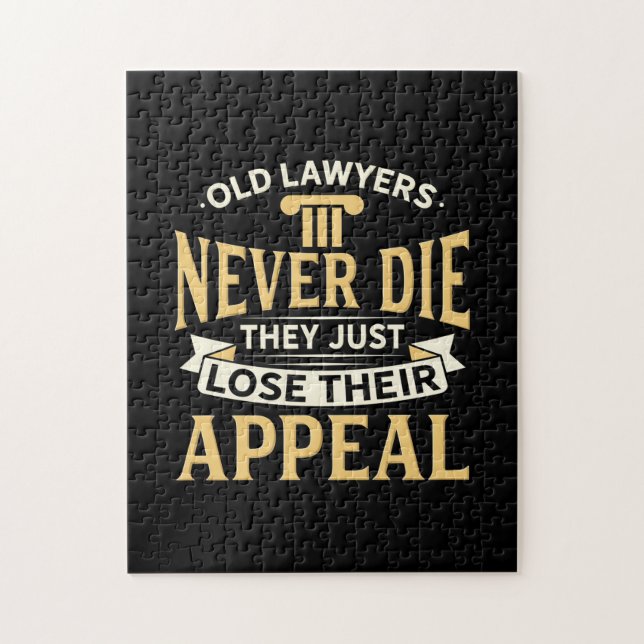 Alte Anwälte verlieren einfach ihren Appell (Vertikal)