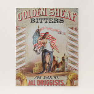 Alte Anzeige für Golden Sheaf Bitters