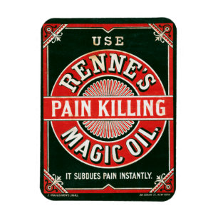 Alte Anzeige für Renne's schmerzlinderndes Magic O Magnet