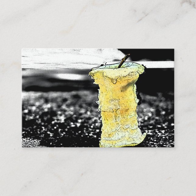 Alte Apfel Visitenkarte (Vorderseite)