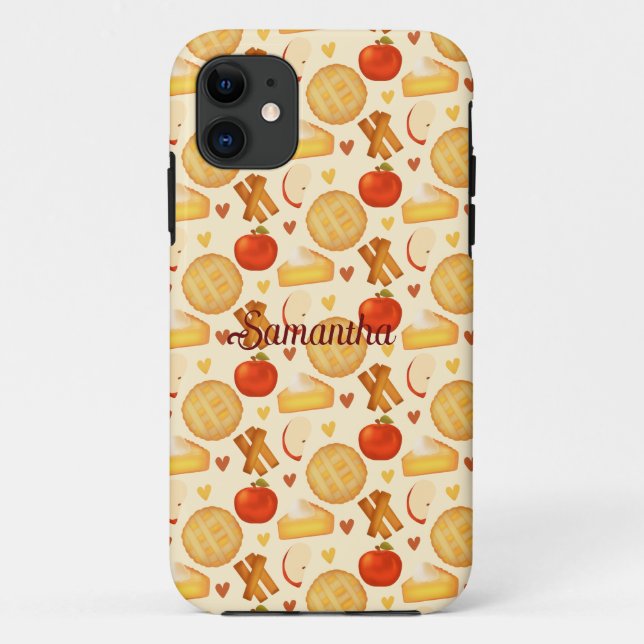 Alte Apfelkuchen und Zutaten Case-Mate iPhone Hülle (Rückseite)