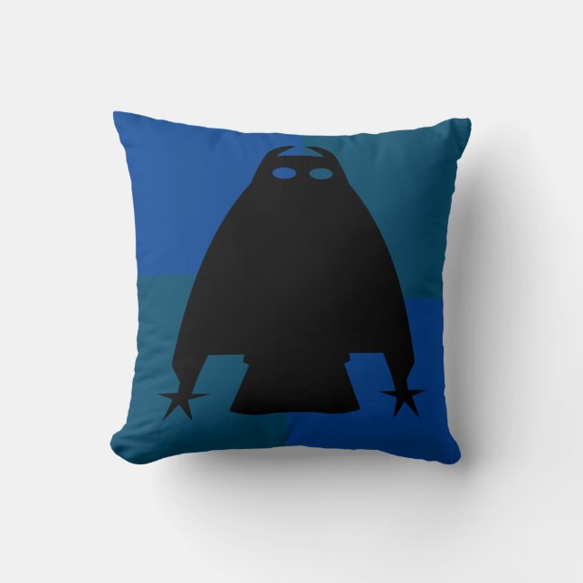 Alte Artist Owl Throw Kissen (Vorderseite)