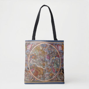 Alte Astronomie, Karte der christlichen Sternbilde Tasche