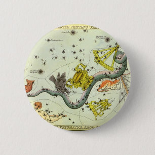Alte Astronomie, Sternbild Hydra-Schlange Button
