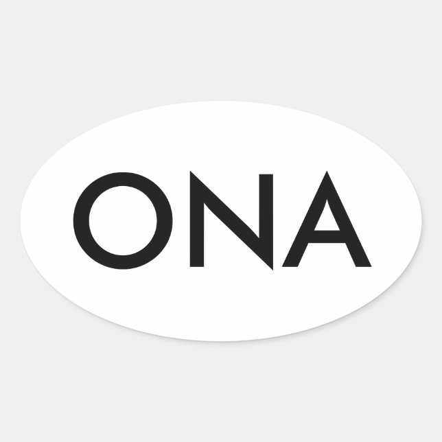 "Alte" Aufkleber für neue Albanien (Vorderseite)