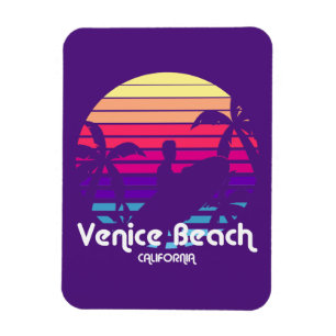 Alte Aufnahme von Venice Beach, Kalifornien bei So Magnet