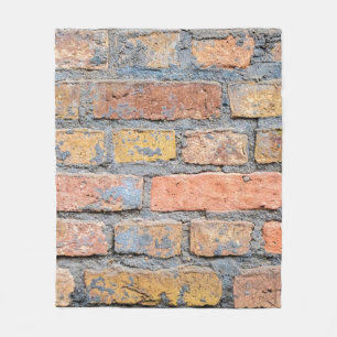 Alte Background-Architektur aus Ziegelstein Fleecedecke