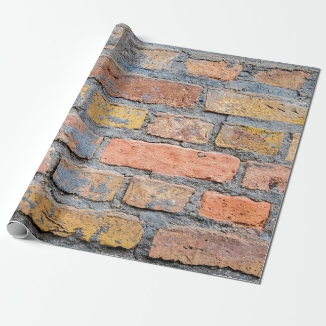 Alte Background-Architektur aus Ziegelstein Geschenkpapier (Ungerollt)