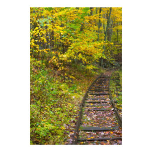 Alte Bahngleise, Blue Ridge Parkway, Virginia Fotodruck