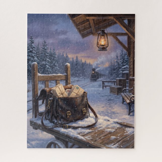 Alte Bahnhof-Mailbag-Weihnachtsfeier (Vertikal)