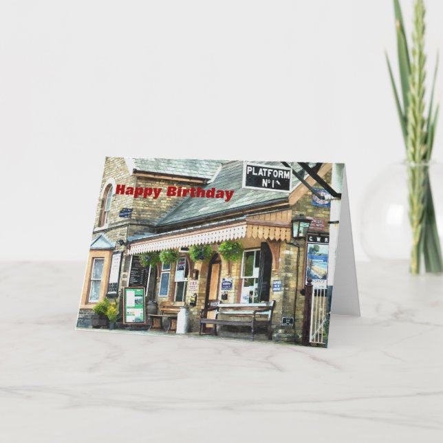 ALTE BAHNHOF UK KARTE (Vorderseite)