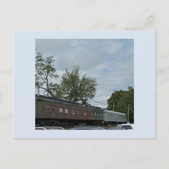 Alte Bahnpostkarte Postkarte (Vorderseite)