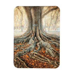 Alte Baum-Wurzeln Magnet