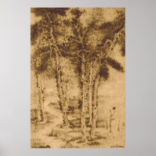 Alte Bäume drucken Poster