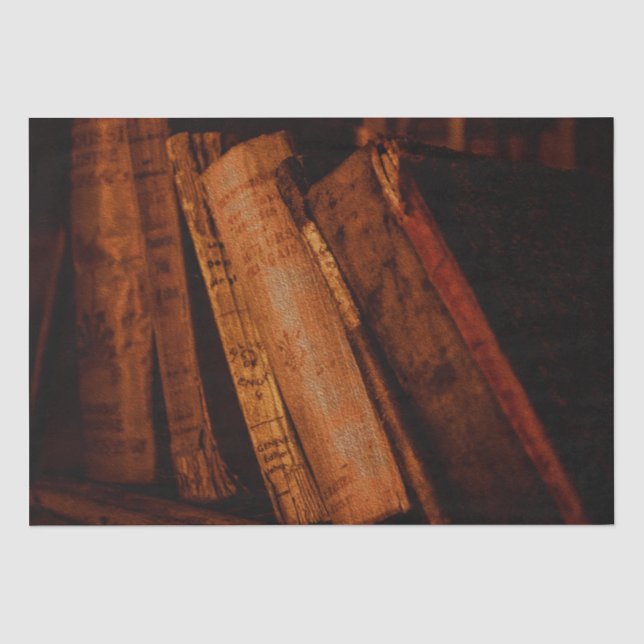 Alte Bibliothek und Antiquitätenbücher Seidenpapier (Vorderseite)