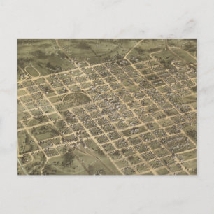 Alte bildliche Karte von Columbia SC (1872)
