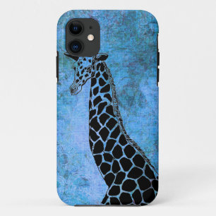 Alte blaue Giraffe II - iPhone 5/5S Fall Case-Mate iPhone Hülle