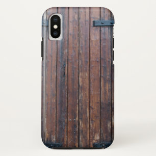 Alte braune Holztüren mit schwarzem Eisen unterstü Case-Mate iPhone Hülle