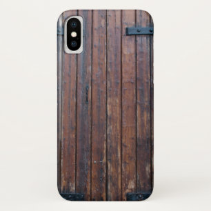 Alte braune Holztüren mit schwarzem Eisen unterstü Case-Mate iPhone Hülle