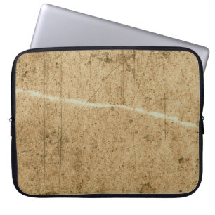 Alte braune Papierstruktur. Vintages Papier. Vinta Laptopschutzhülle