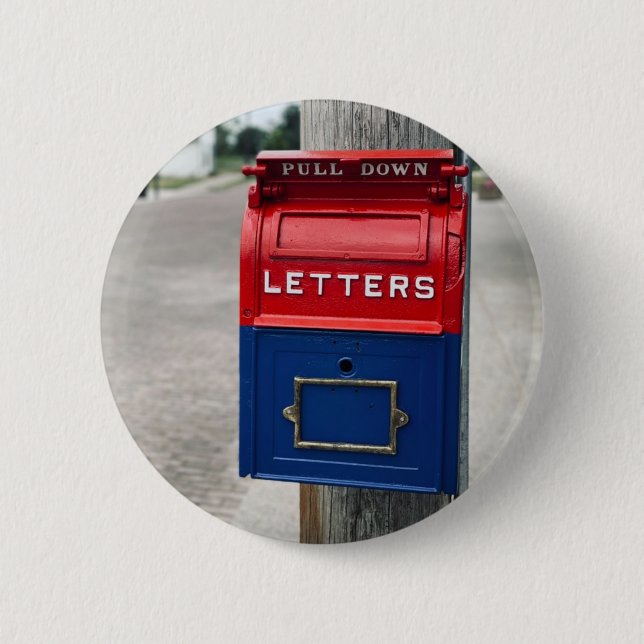 Alte Briefkasten Button (Vorderseite)